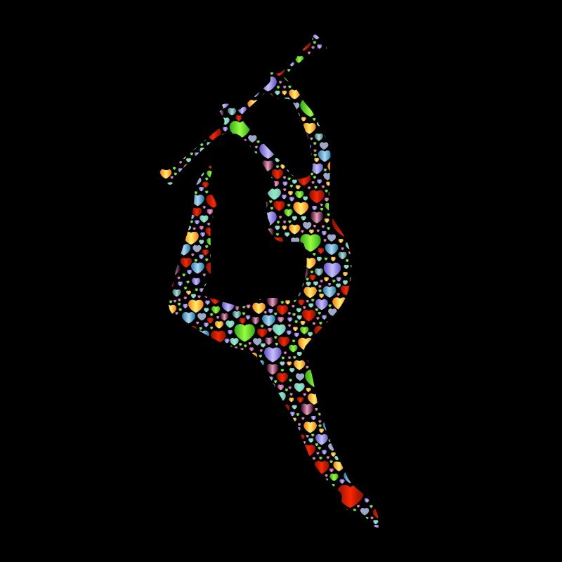Baton Twirling Silhouette