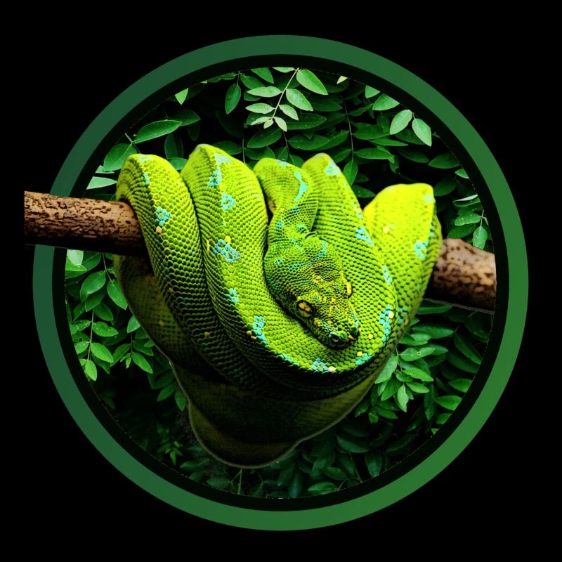 Green Tree Python Reptile Keeper Chondro Fan