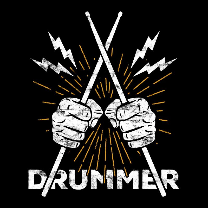 Drummer Drums Drumsticks Rock'n'Roll
