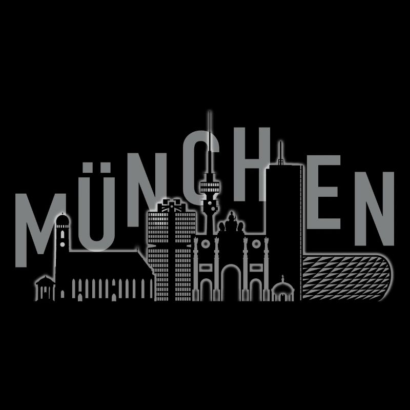 Munich Skyline Tshirt