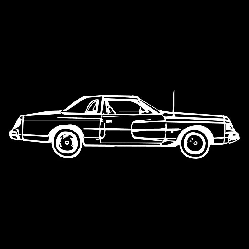 Langes Auto mit Antenne