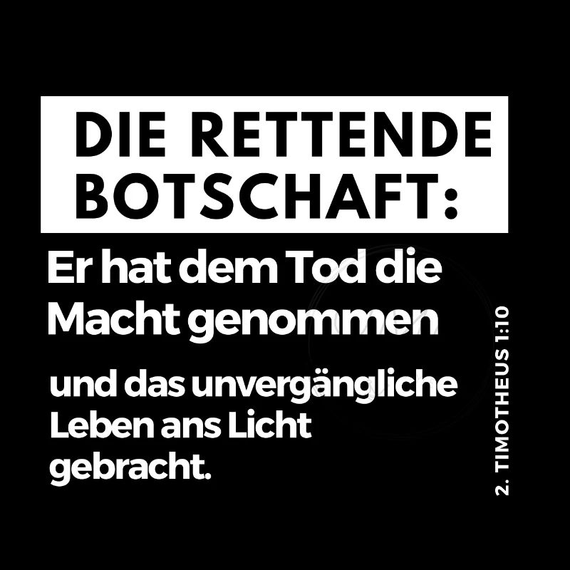 Die rettende Botschaft: