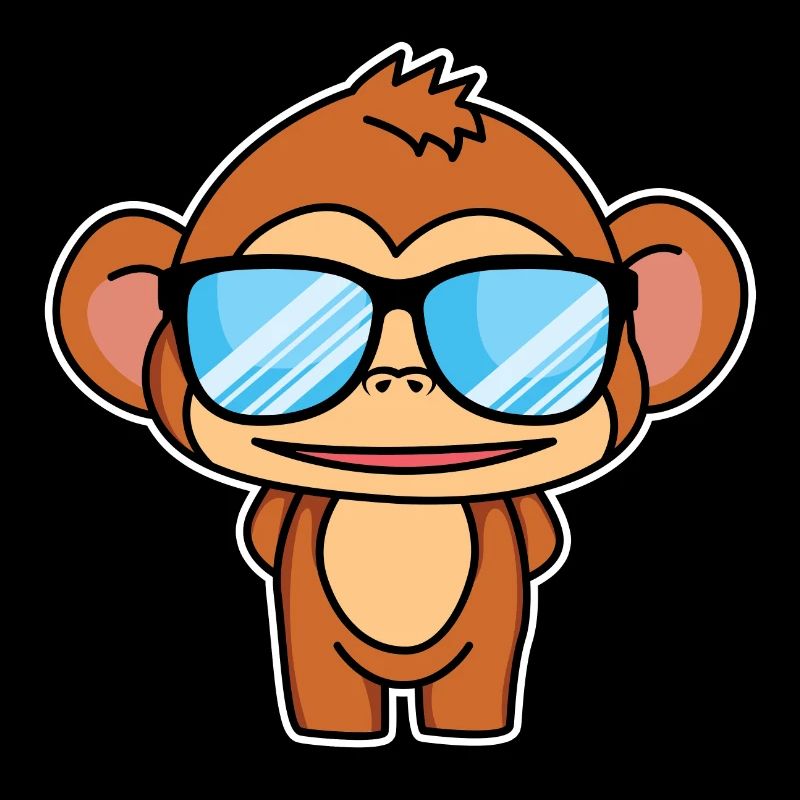 Petit singe intelligent - design
