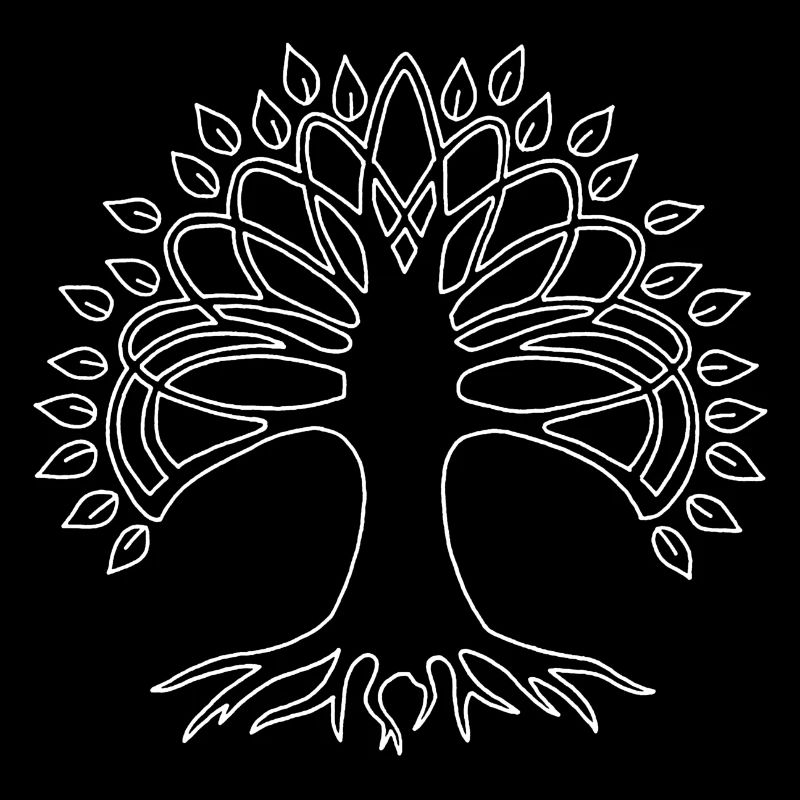 Weißer Baum des Lebens