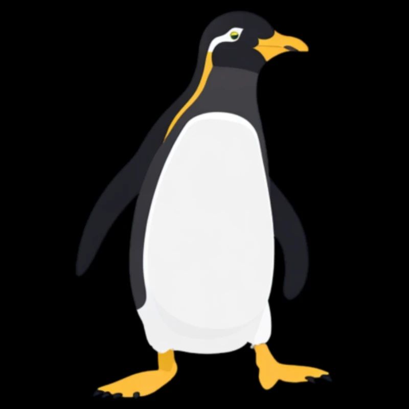 Ein kleiner Pinguin auf der Brust!