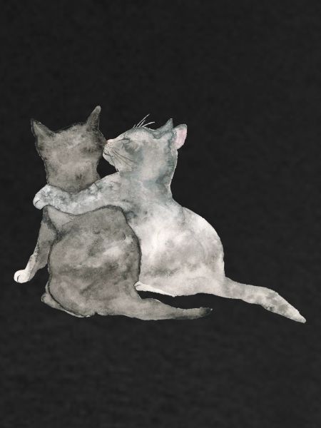 Katzen Aquarell