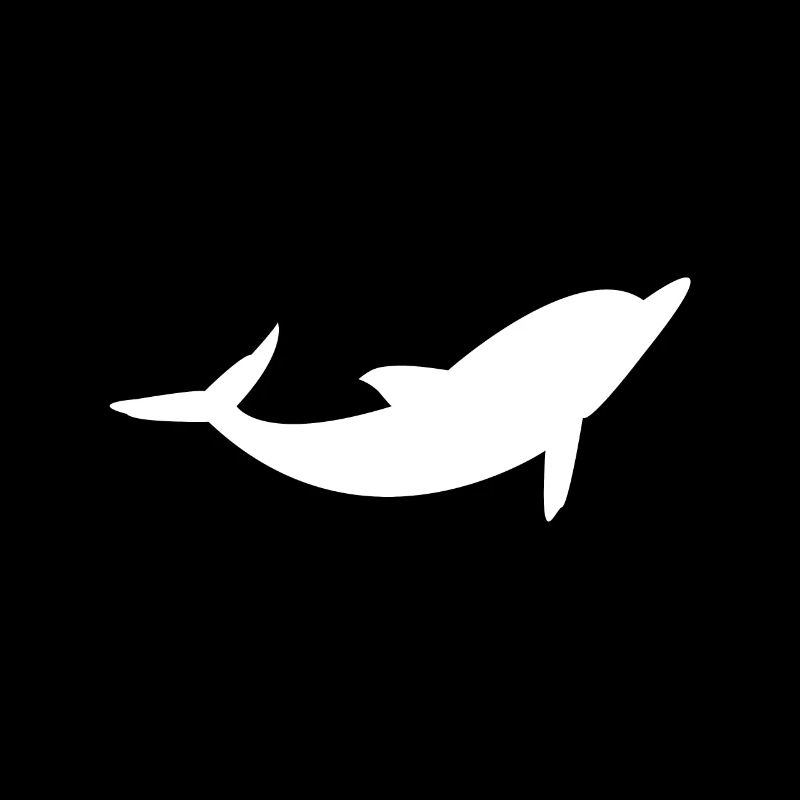 Silhouette de dauphin