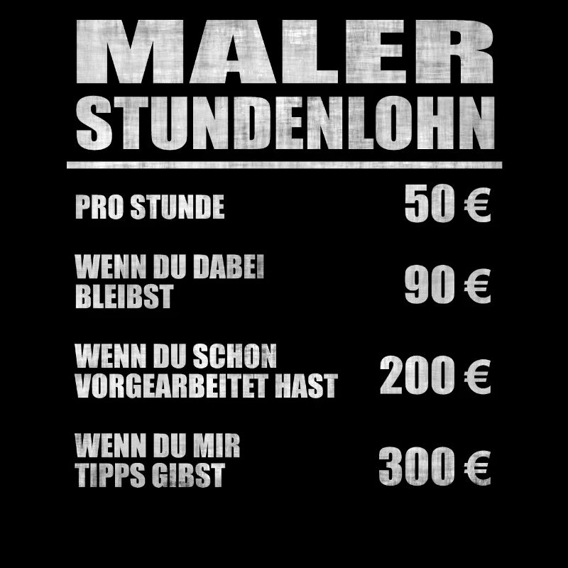 MALER STUNDENLOHN