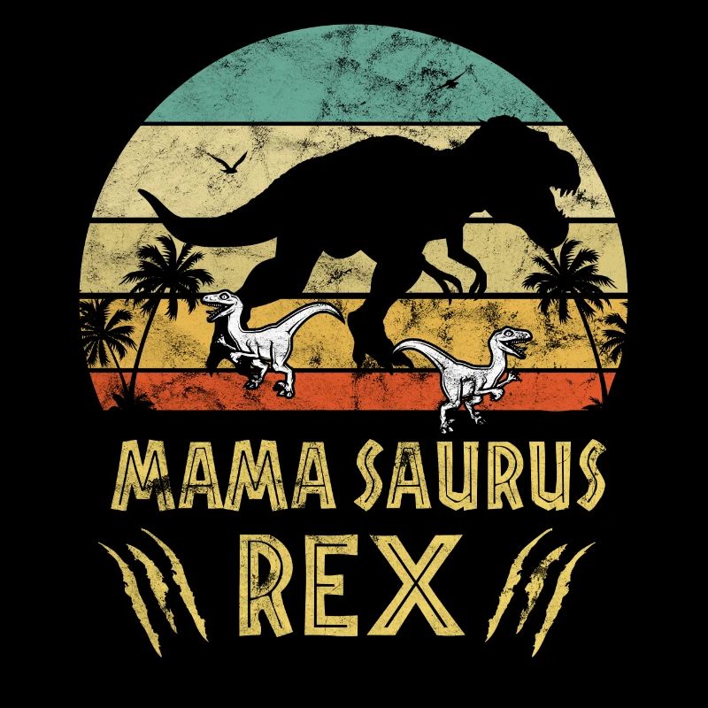 Mama Saurus Rex Dino Muttertag Geschenk Oma T-rex