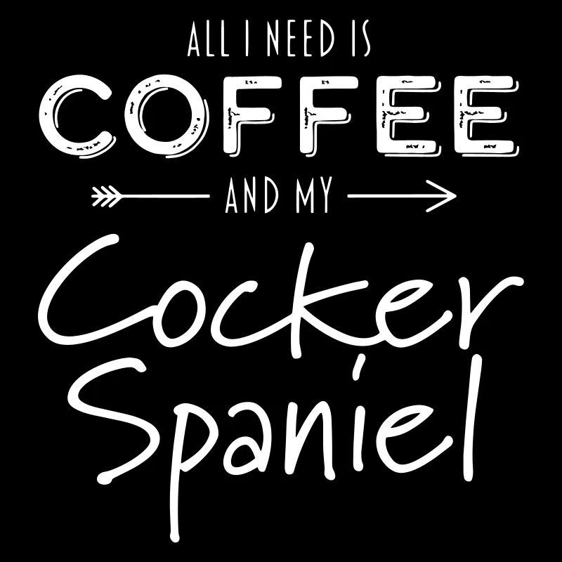 Coffee Cocker Spaniel dog gift idea