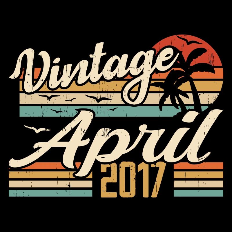 April 2017 Geburtstag Vintage Geschenkidee 2017