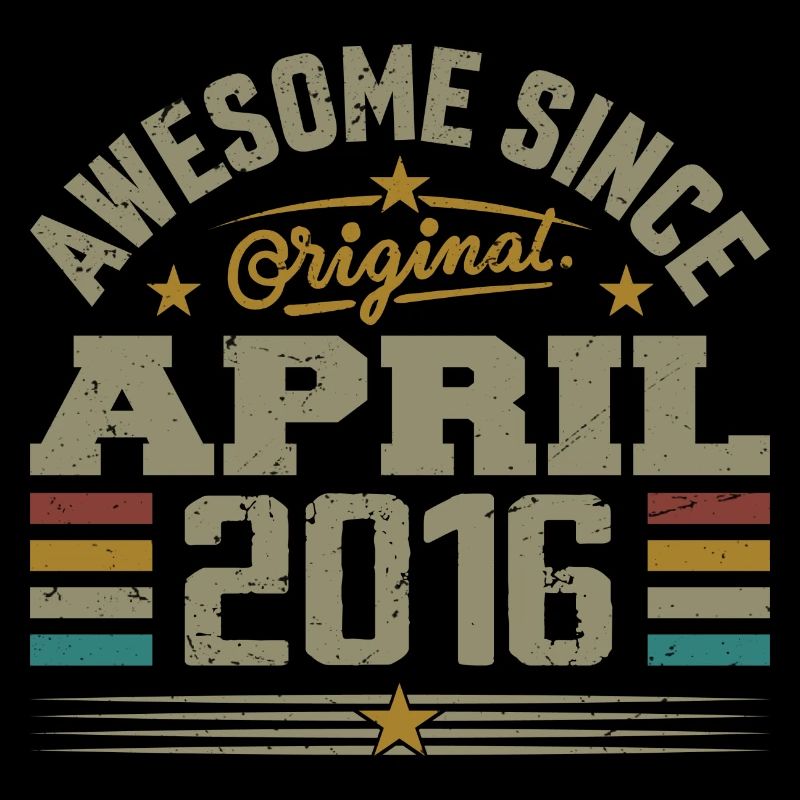 April 2016 Geburtstags-Vintage-Geschenkidee 2016