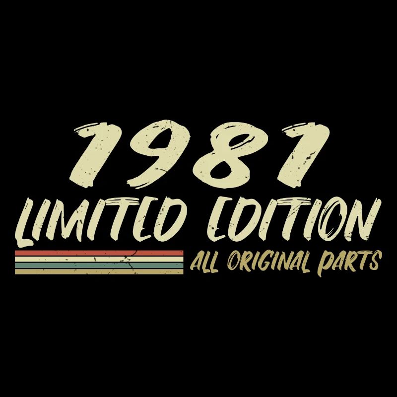 1981 Geburtstag Geschenkidee 1981