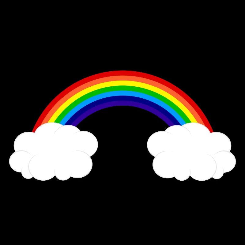 rainbow clouds