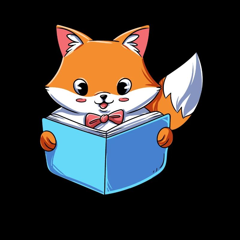 Fuchs liest Buch