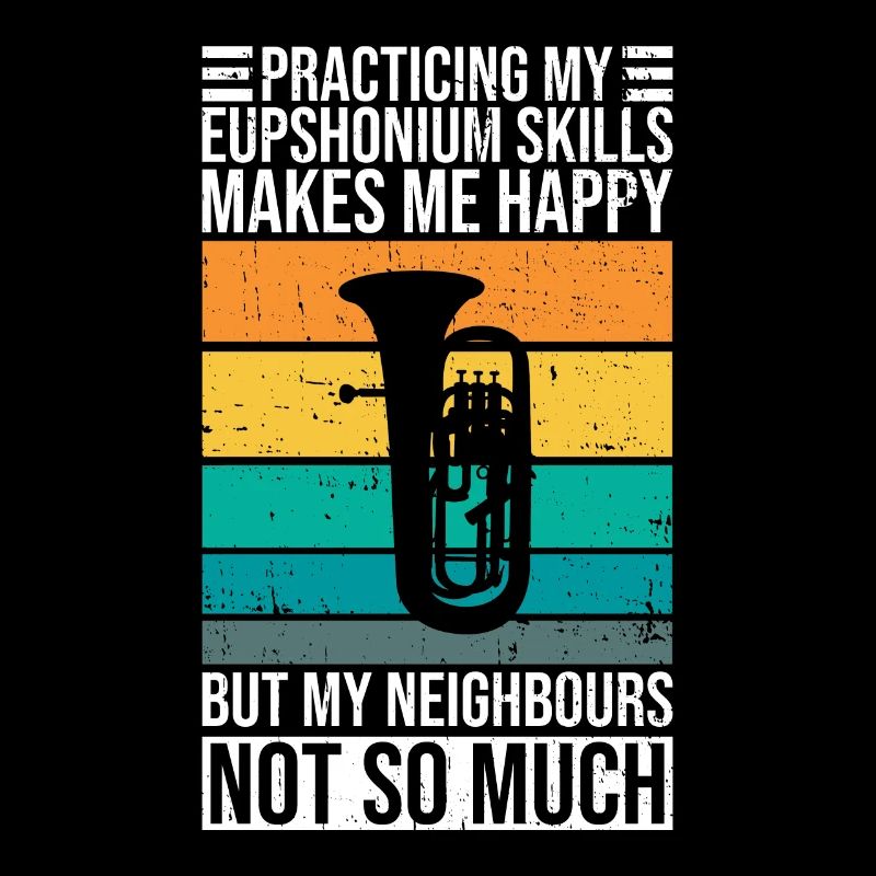 Brass Orchetra Player Design Für Euphonium