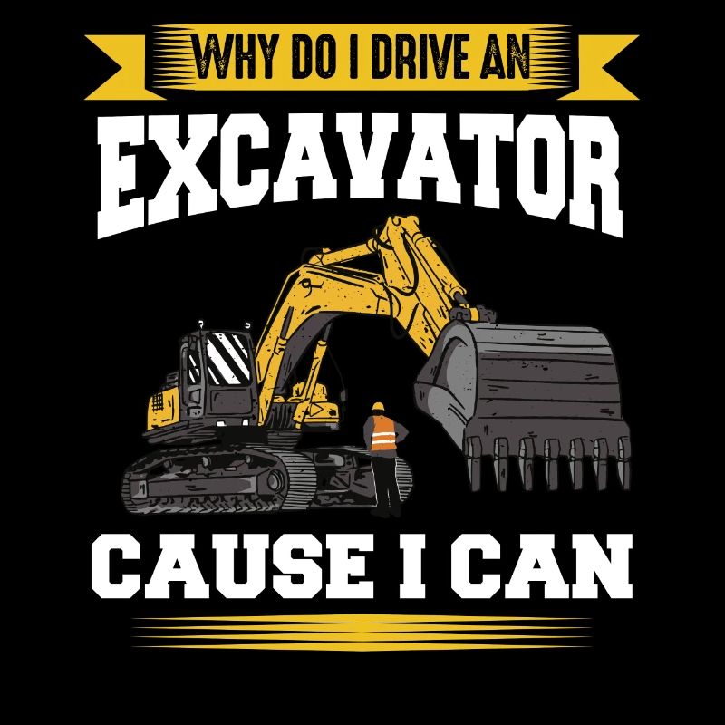 Excavator Excavator Driver Construction Site Work
