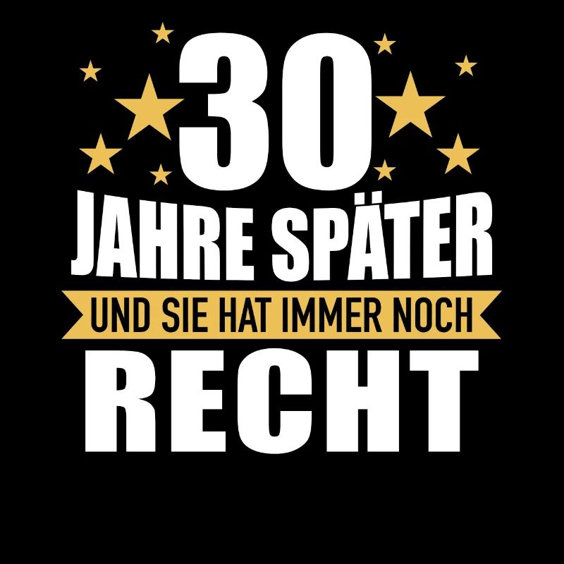 30 Hochzeitstag Jahrestag Ehemann Ehefrau