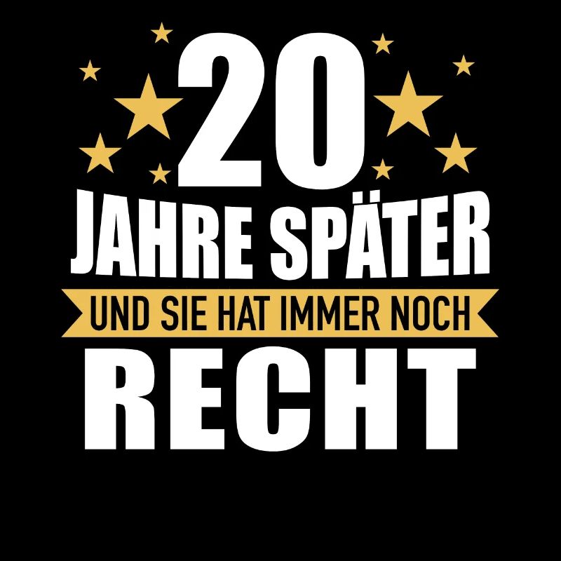 20 Hochzeitstag Jahrestag Ehemann Ehefrau