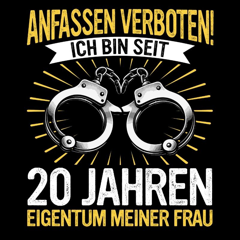 20 Hochzeitstag Jahrestag Ehemann Ehefrau