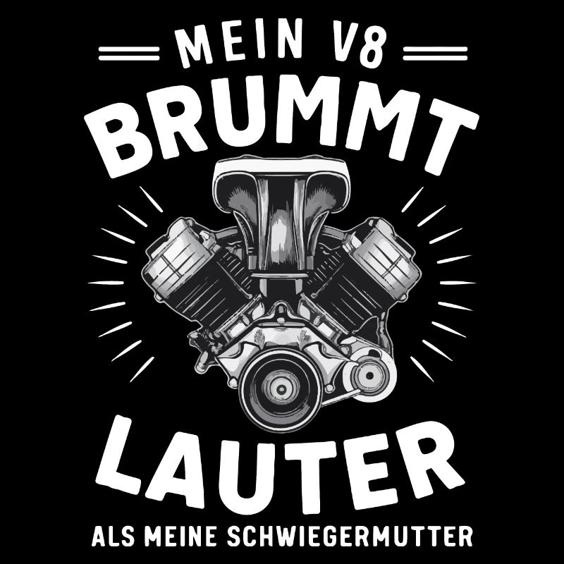 V8 Engine 8 Cylinder Displacement Car Tuning Tuner
