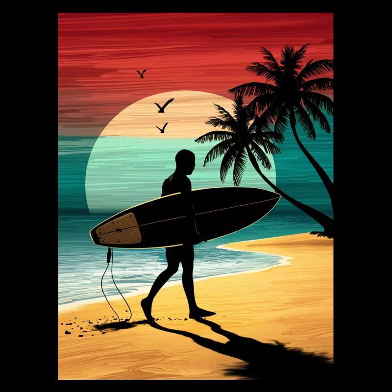 Surf Surfer Planche de surf Surfer Plage