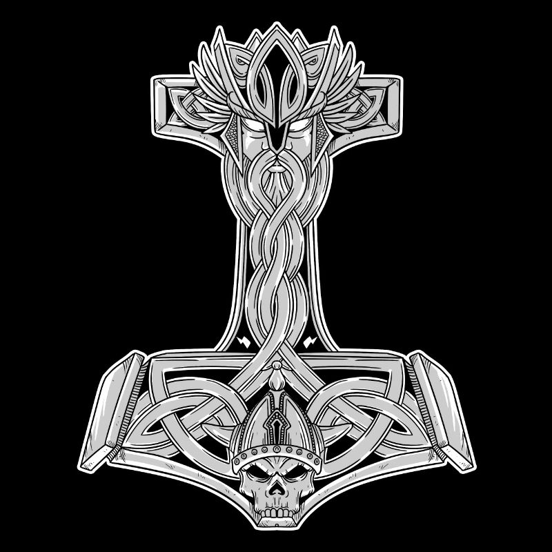 Mjolnir Thors Hammer Vikings Walhalla Vikinger