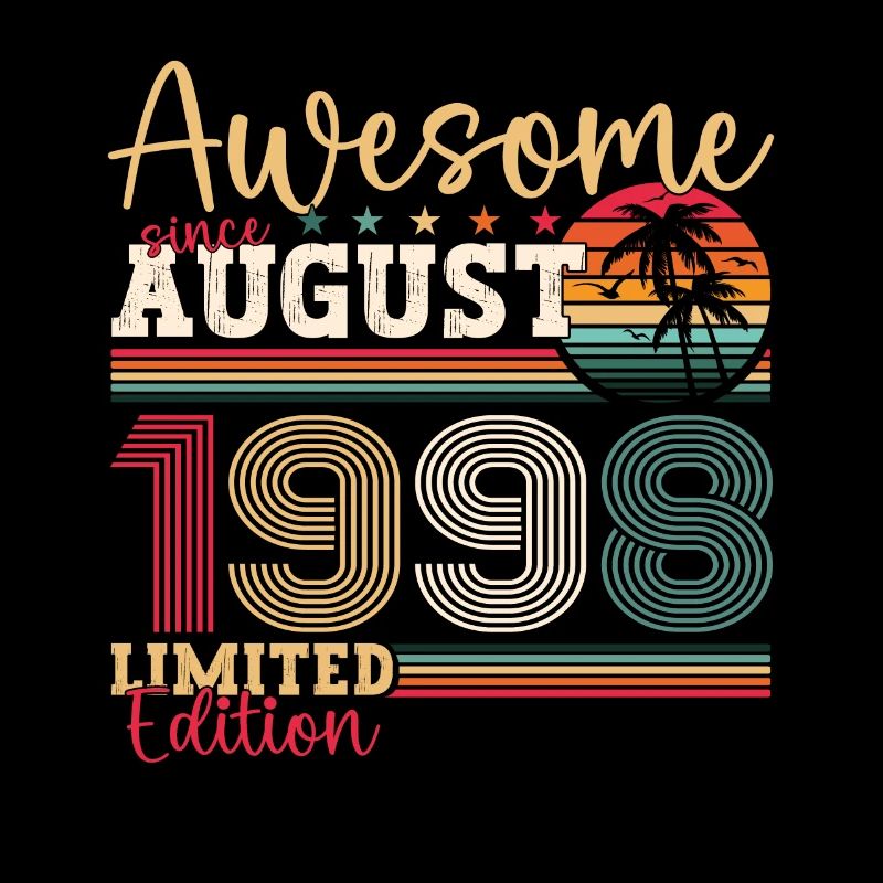 Awesome since August 1998 24. Geburtstag Geschenk