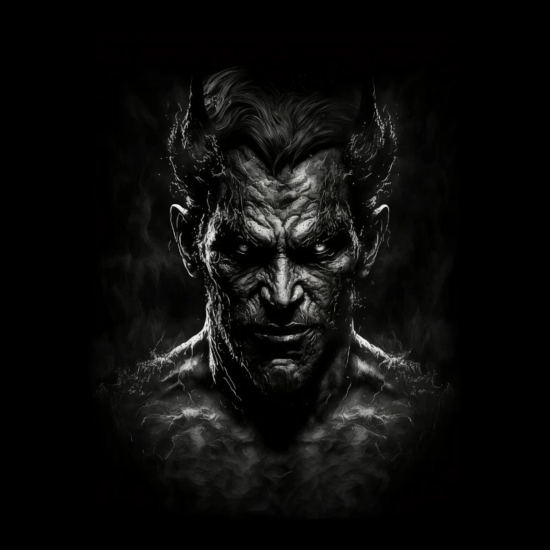Dämonisches Porträt