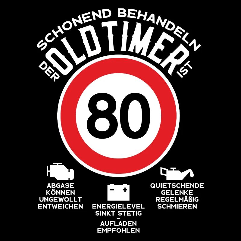 SCHONEND BEHANDELN 80. GEBURTSTAG OLDTIMER