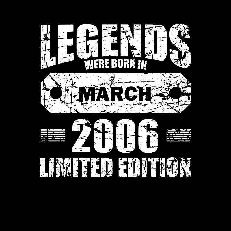18th Birthday March Vintage 2006 Gift Idea