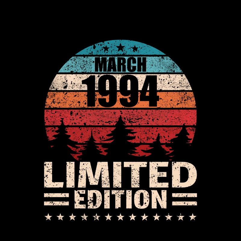 30th Birthday March Vintage 1994 Gift Idea