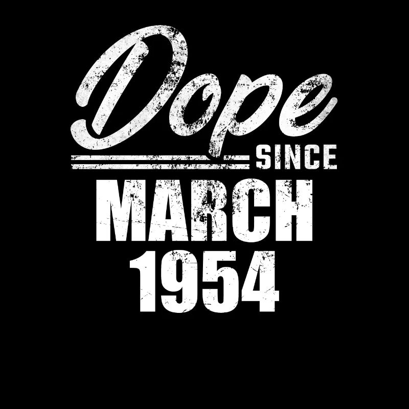 70th Birthday March Vintage 1954 Gift Idea
