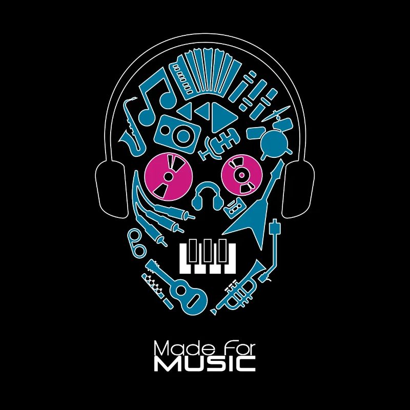 Made For Music | Tête faite d'instruments