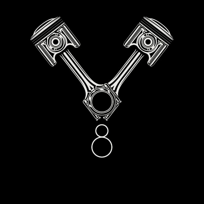 V8 engine