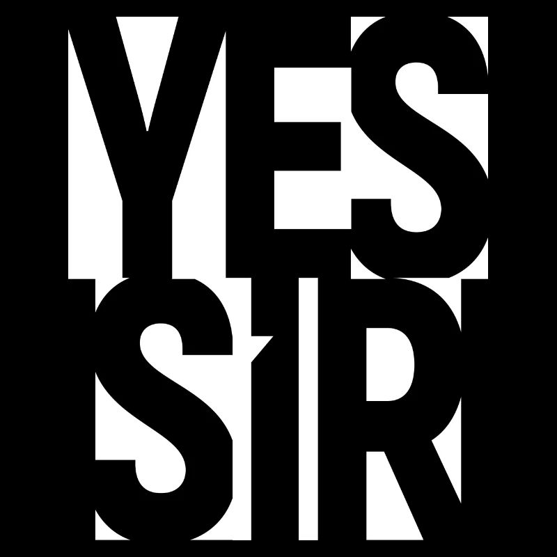 BDSM Outfit YES SIR Sub Geschenk Bondage Fetisch