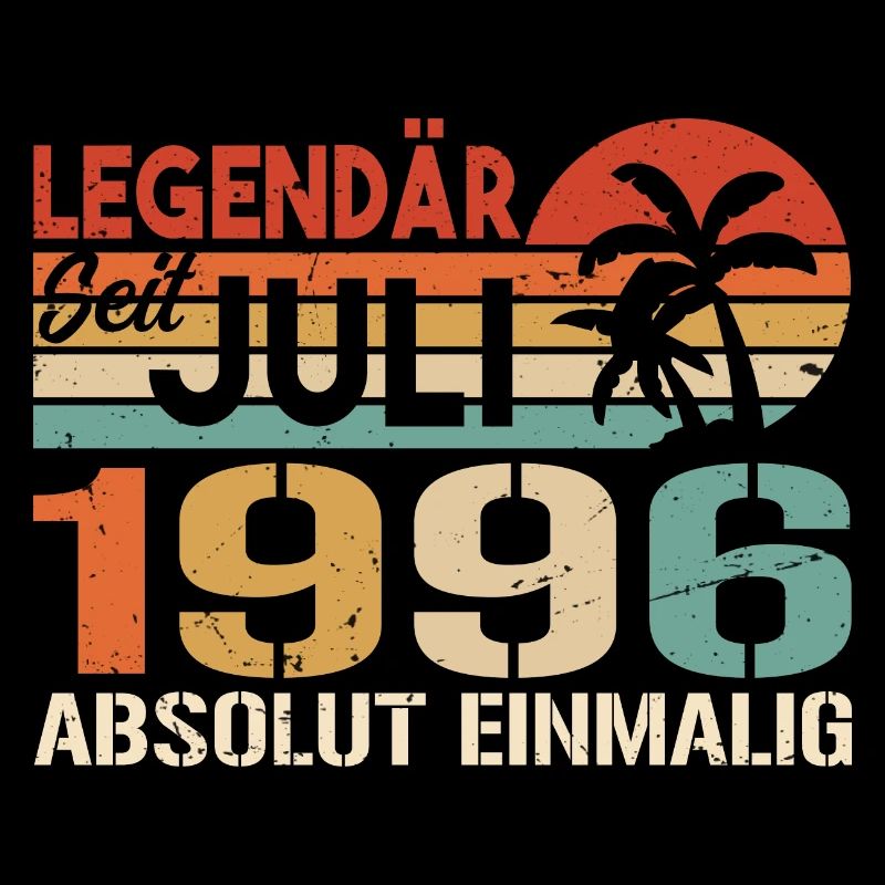 1996 Juli Geboren im Juli 1996