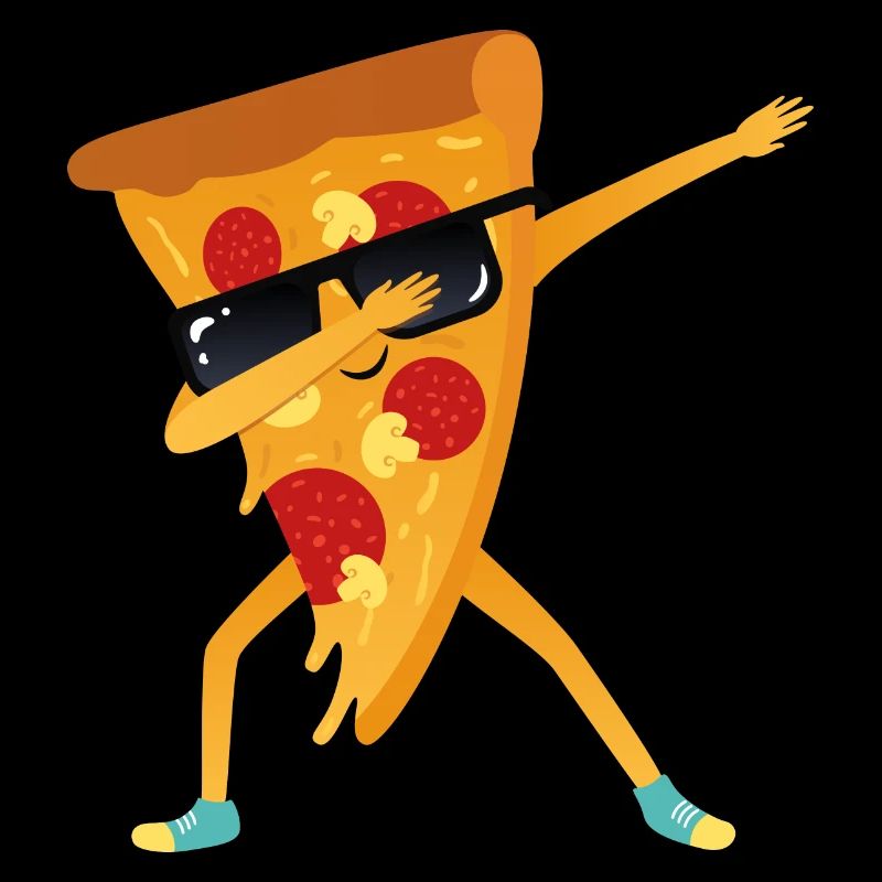 Dabbing Pizza With Sunglasses - Dab Dance Gift
