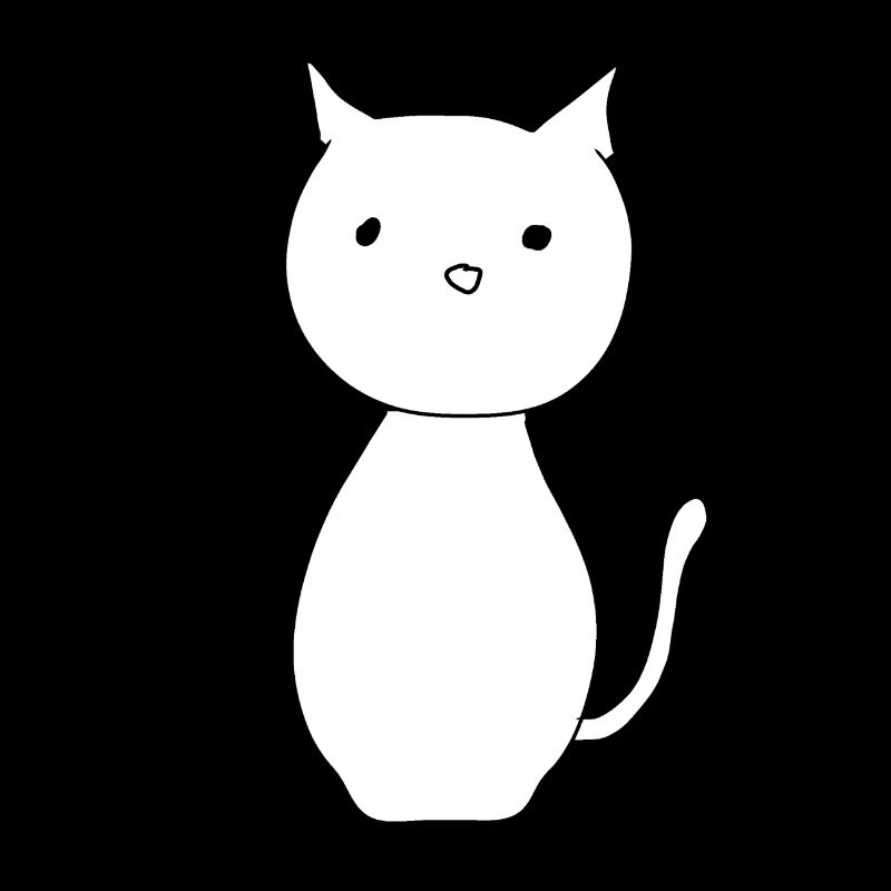 Chat, animal, icône, mignon, dessin animé