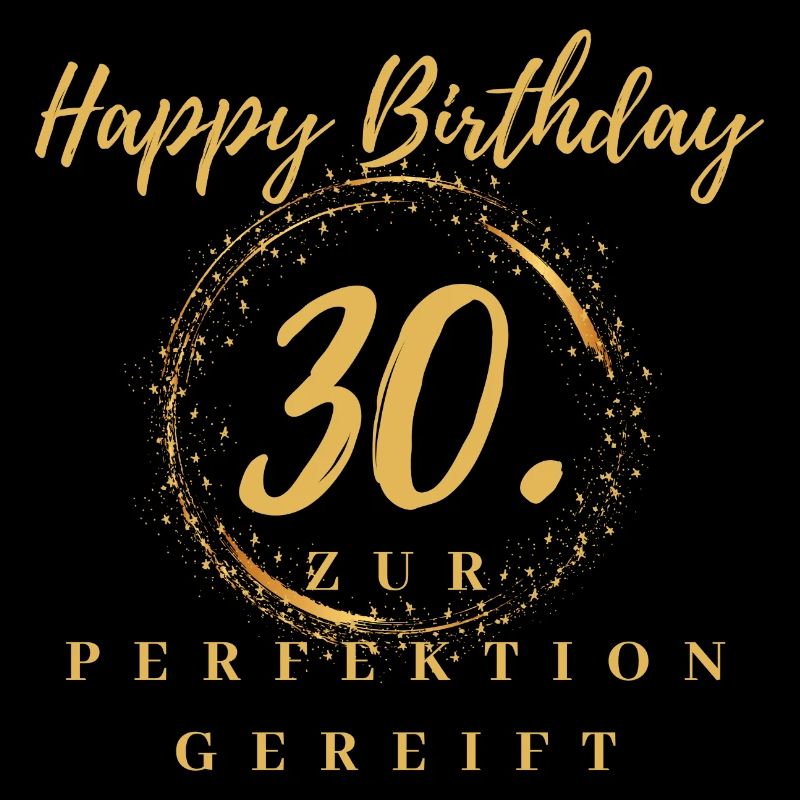 30. Geburtstag Mann oder Frau - Geburtstags Shirt