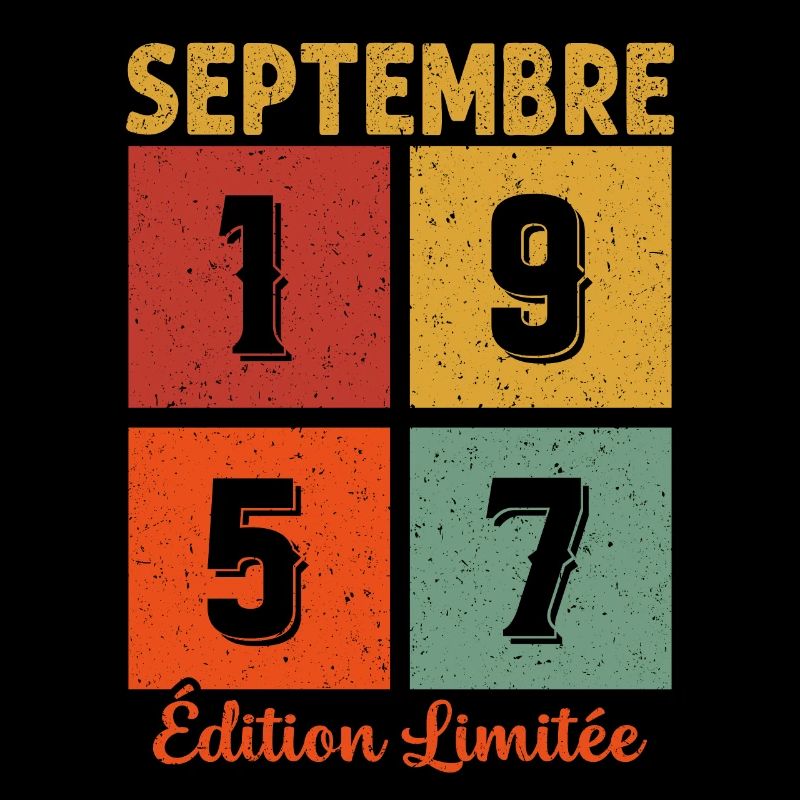 Septembre 1957 Original Idée Cadeau Anniversaire