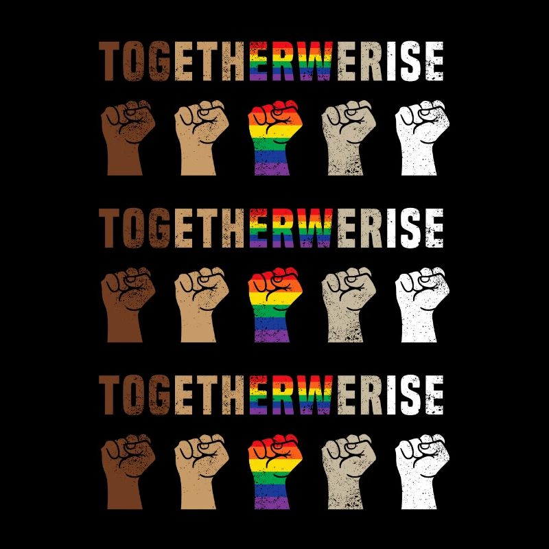 Ensemble, nous élevons BLM Black Lives Matter