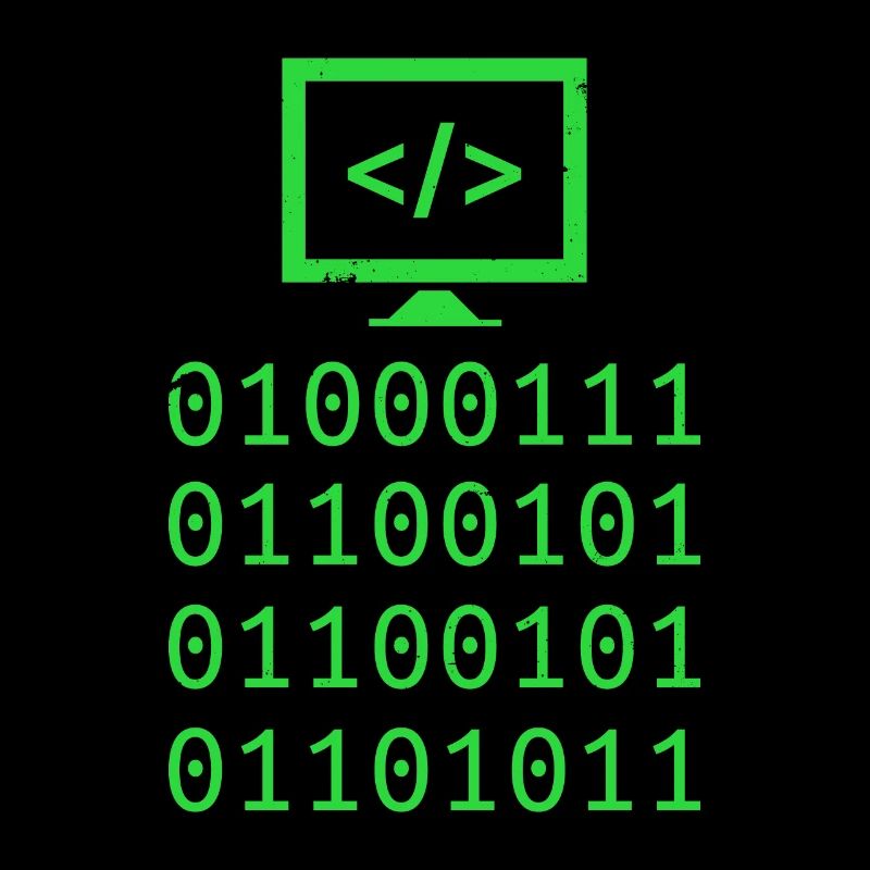 Cadeau de programmation de codage de code binaire