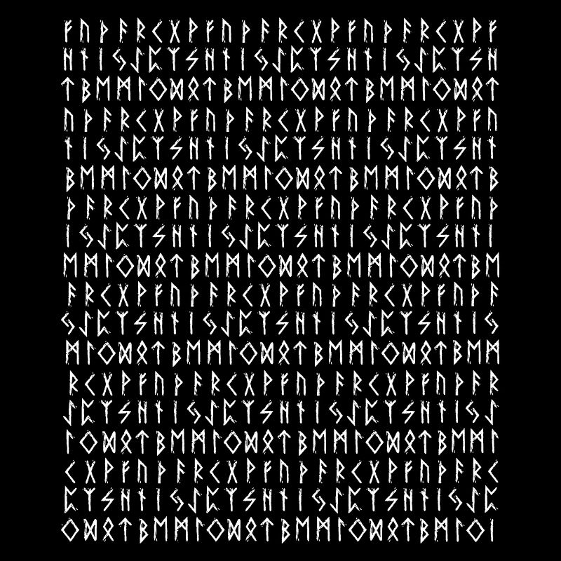 24 Elder Futhark Runen Série Fond