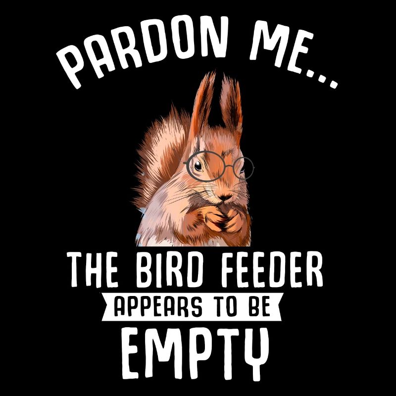 Leere Vogelfutterstelle Eichhörnchen