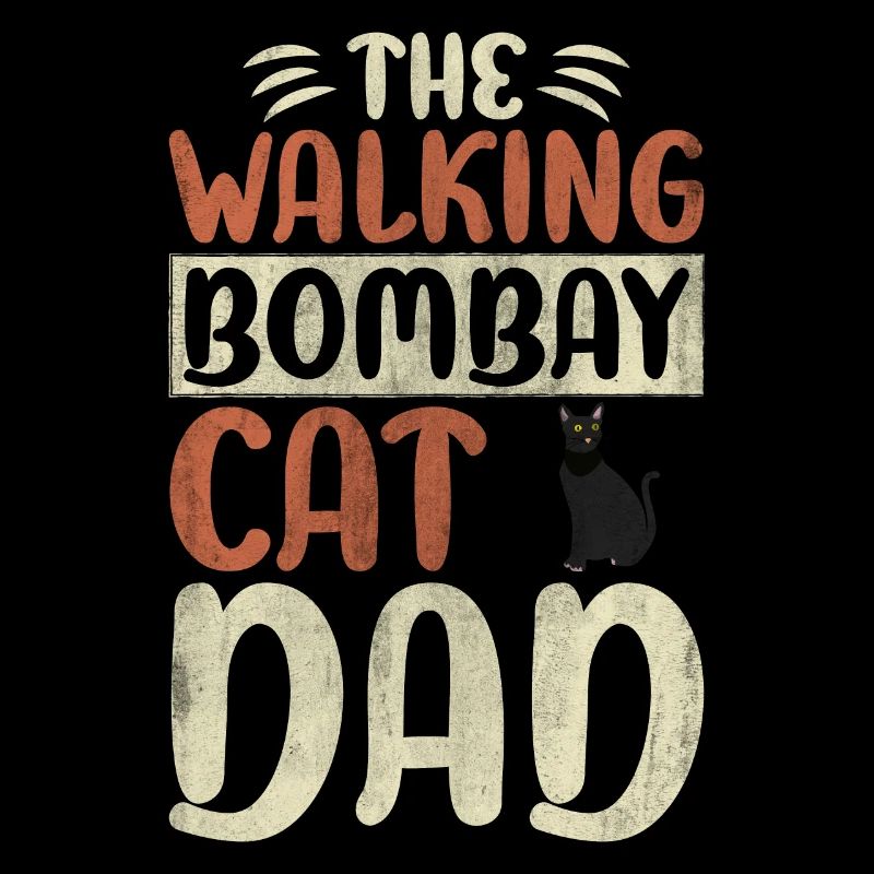 Le chat marchant Bombay Papa Kitty Chat Marche