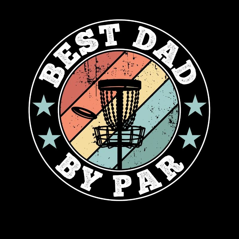 Disc Golf Best Dad von Par Funny Fathers Day Geschenk