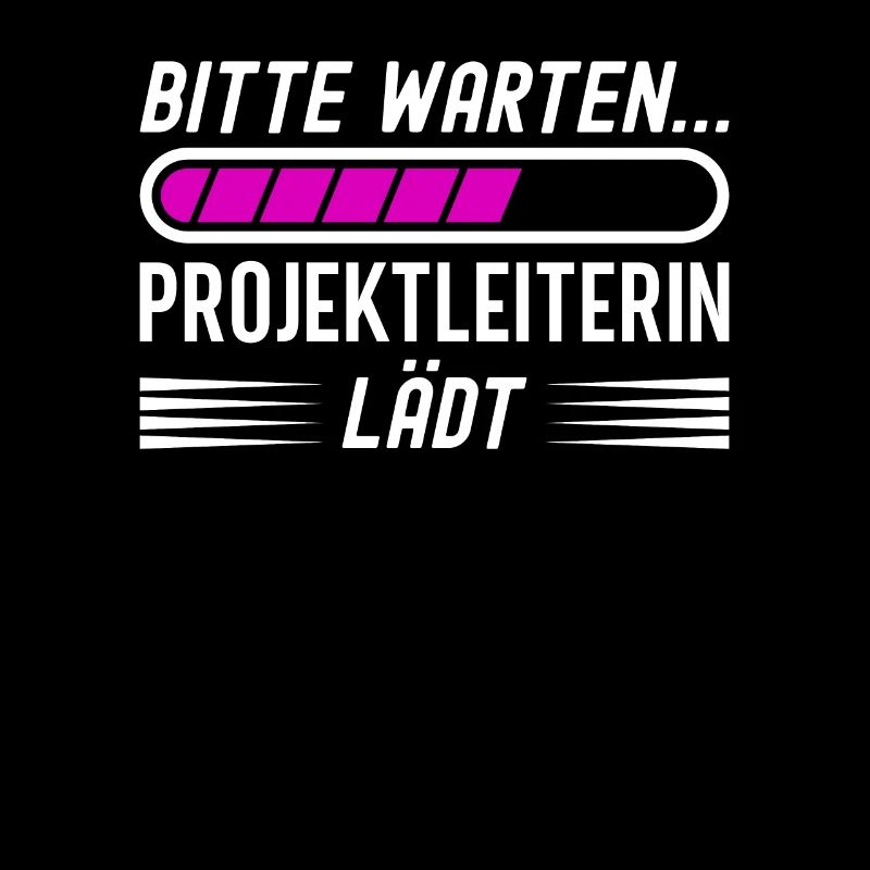 Bitte Warten Projektleiterin Lädt