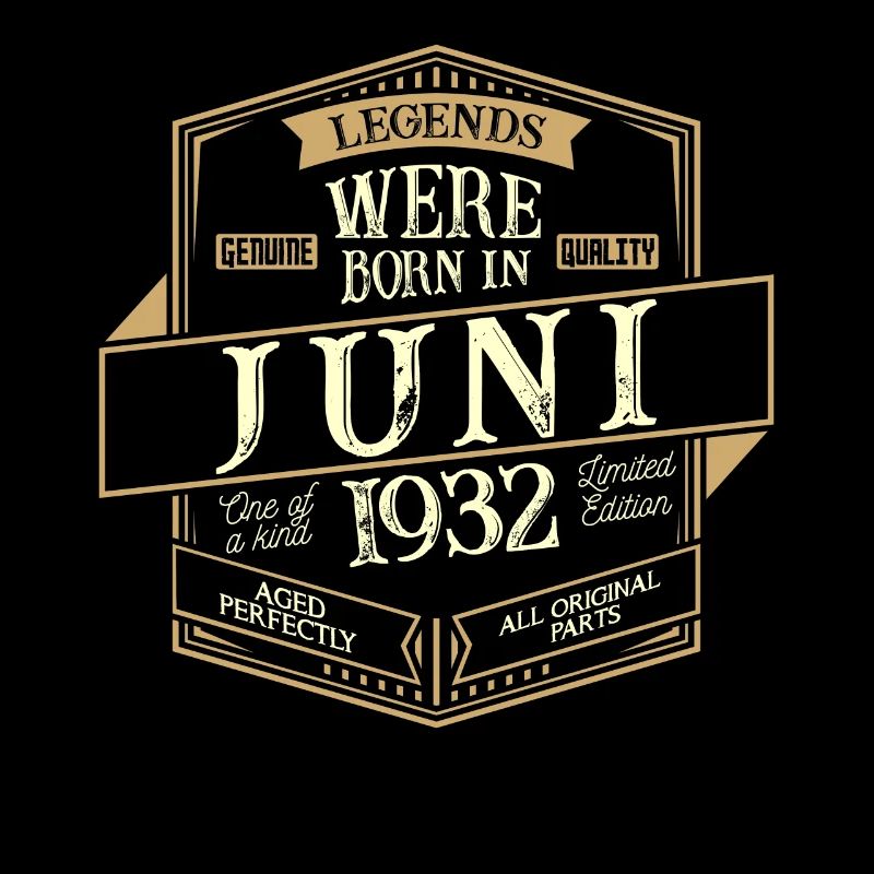 Juni 1932 Geburtstag Mann