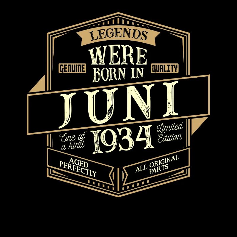 Juni 1934 Geburtstag Mann